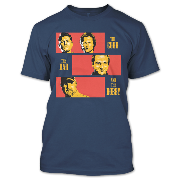 A black t-shirt with the shopify logo