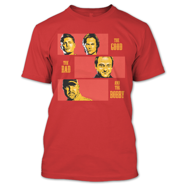 A black t-shirt with the shopify logo