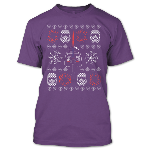 A black t-shirt with the shopify logo