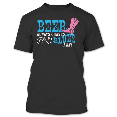 A black t-shirt with the shopify logo