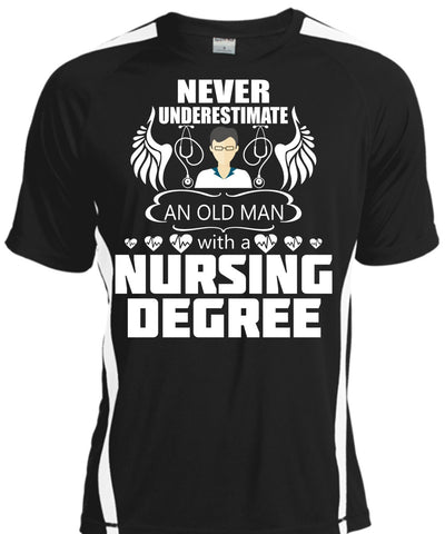 A black t-shirt with the shopify logo