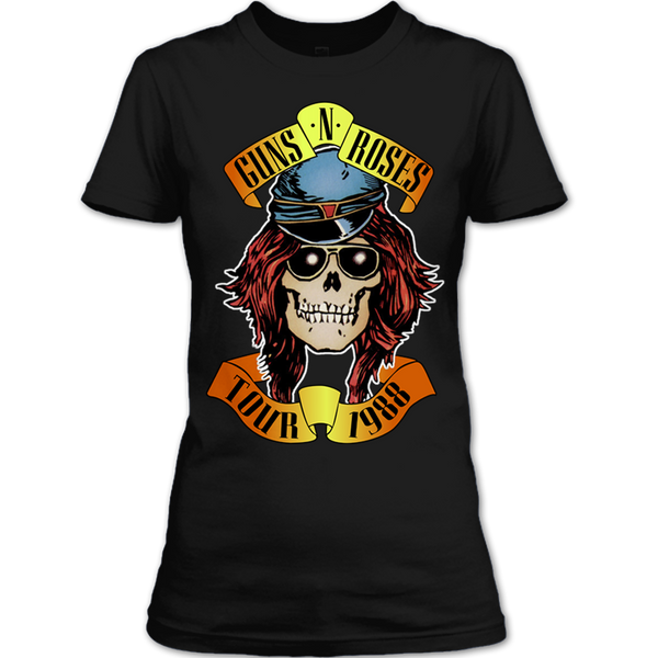 A black t-shirt with the shopify logo