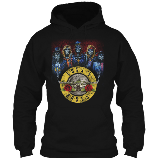 A black t-shirt with the shopify logo