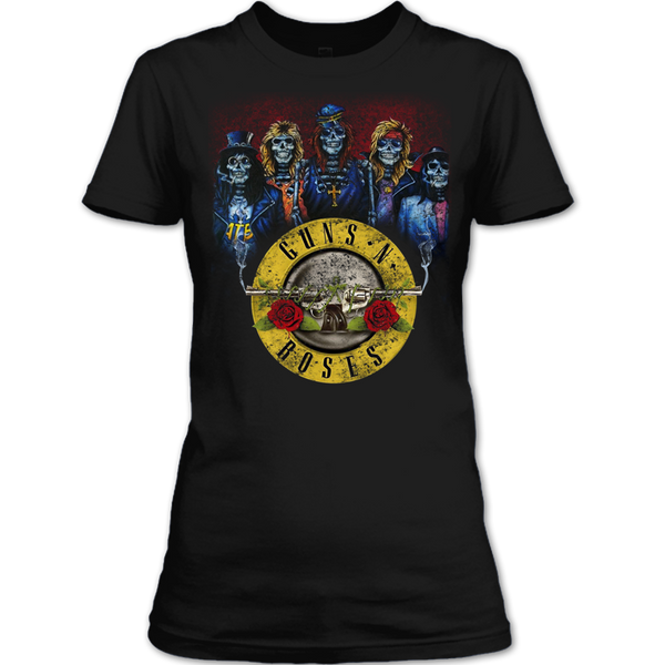 A black t-shirt with the shopify logo