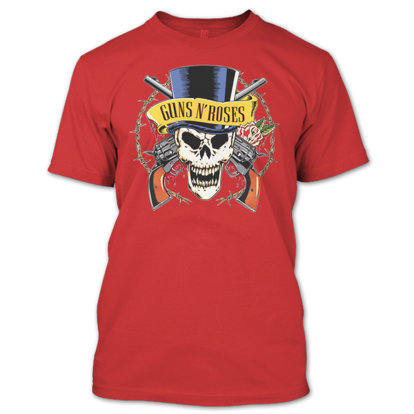 A black t-shirt with the shopify logo