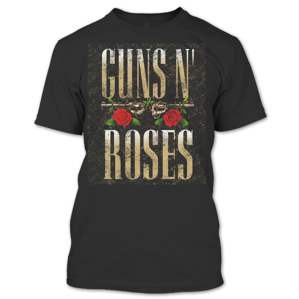 A black t-shirt with the shopify logo