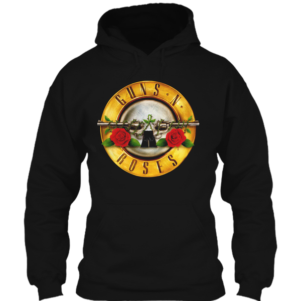 A black t-shirt with the shopify logo