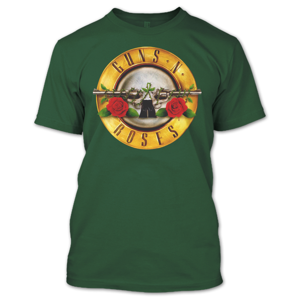 A black t-shirt with the shopify logo