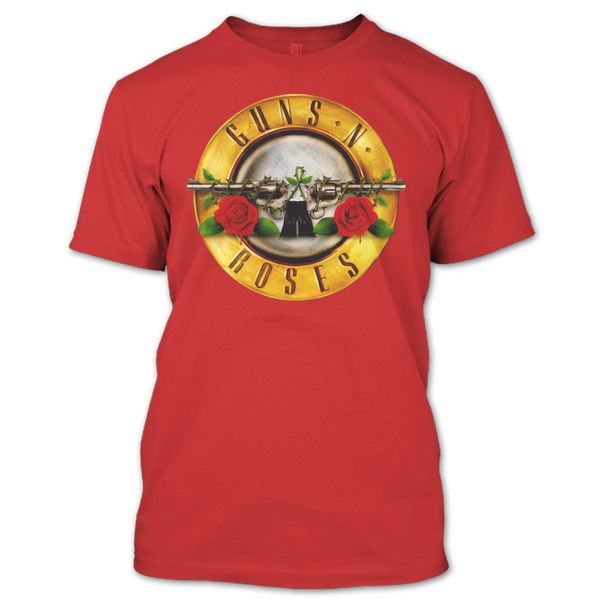 A black t-shirt with the shopify logo