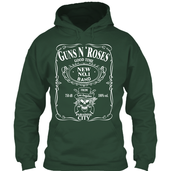 A black t-shirt with the shopify logo