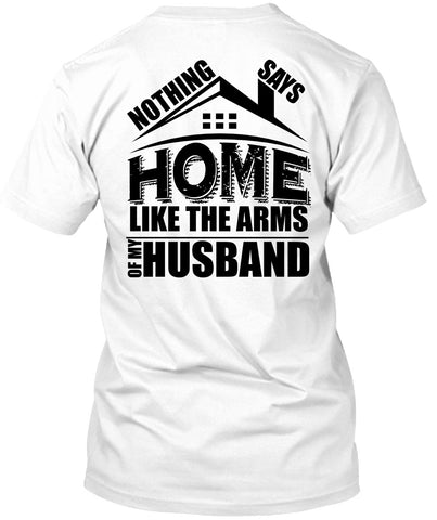 A black t-shirt with the shopify logo