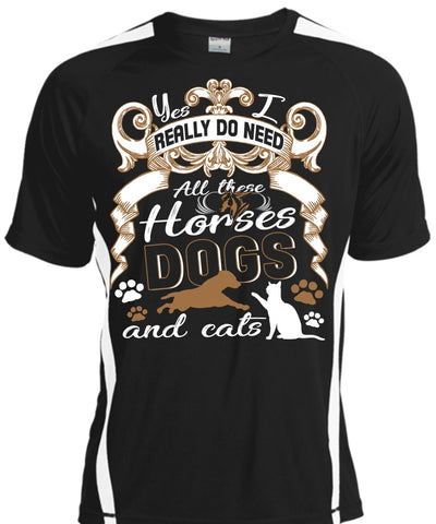 A black t-shirt with the shopify logo