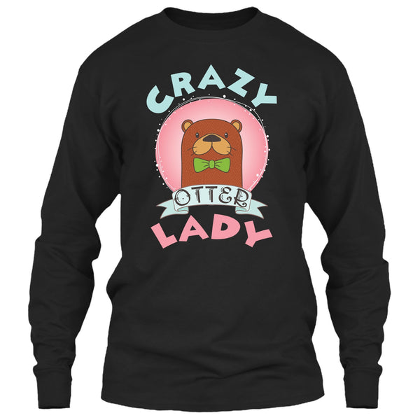 Crazy Otter Lady T Shirt, I Love Otter T Shirt