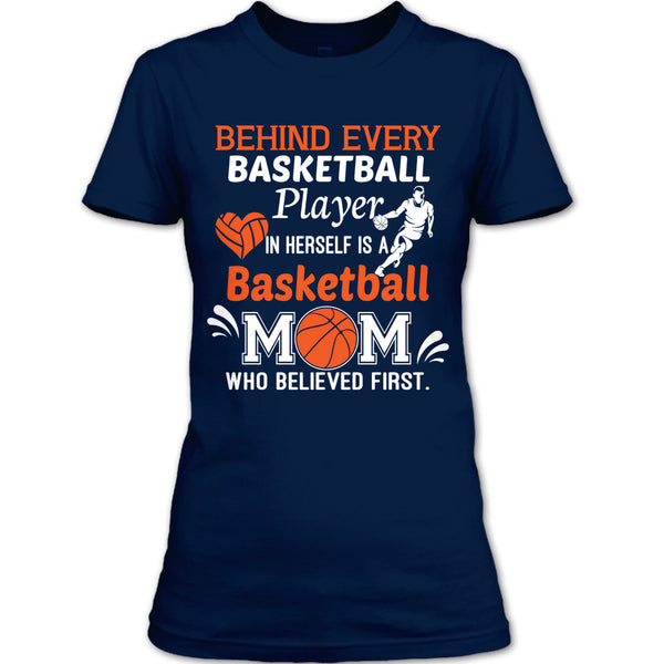 A black t-shirt with the shopify logo