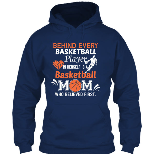 A black t-shirt with the shopify logo