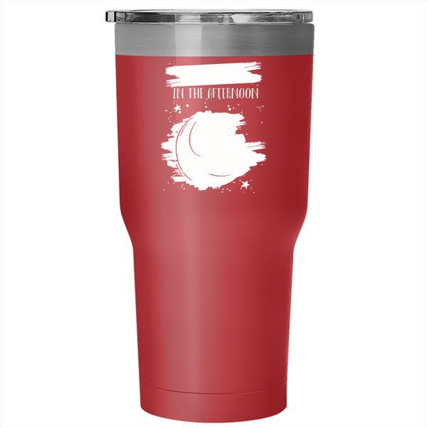 I Love You In The Morning Tumbler 30 oz Stainless Steel, Gift For Couple Travel Mug