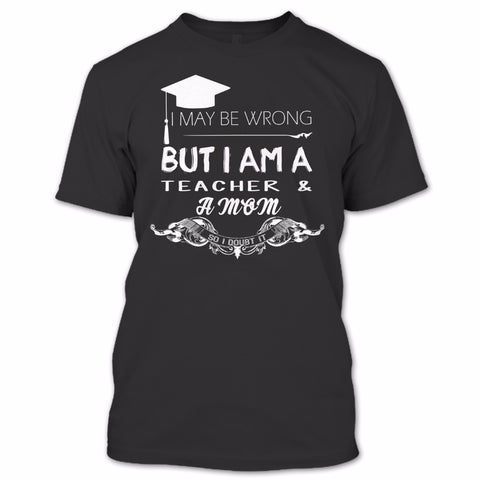 A black t-shirt with the shopify logo