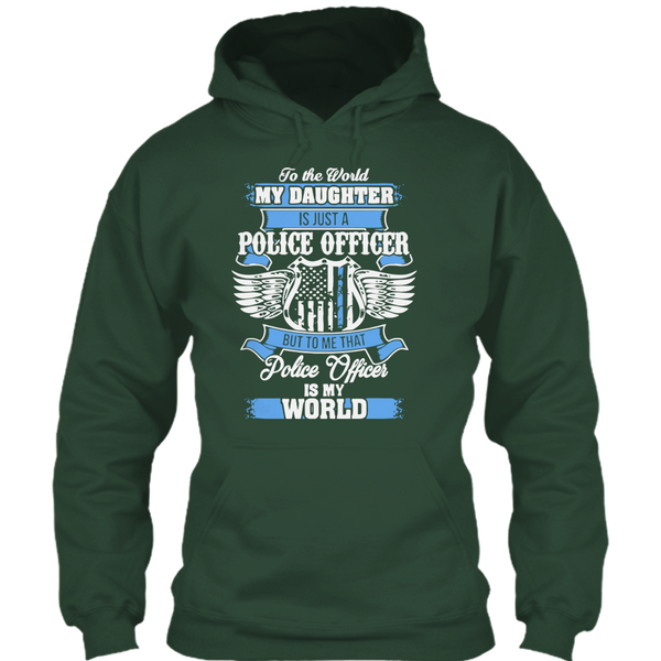 A black t-shirt with the shopify logo