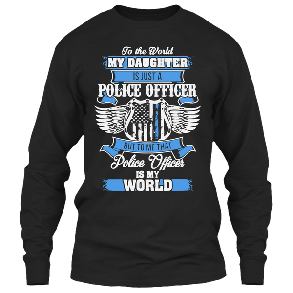 A black t-shirt with the shopify logo