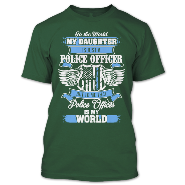 A black t-shirt with the shopify logo