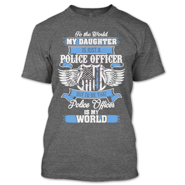 A black t-shirt with the shopify logo