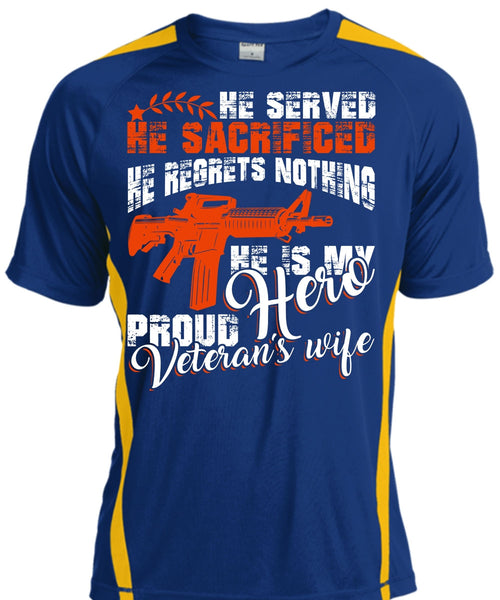 Proud Veteran's Wife T Shirt, Being A Wife T Shirt, Cool Shirt