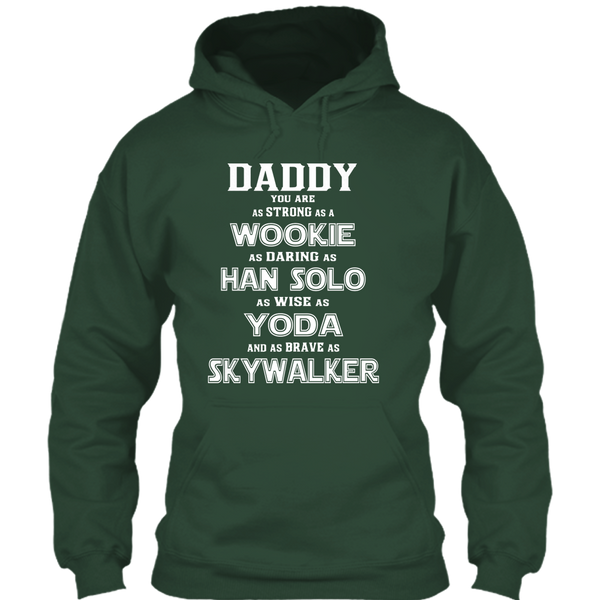 A black t-shirt with the shopify logo