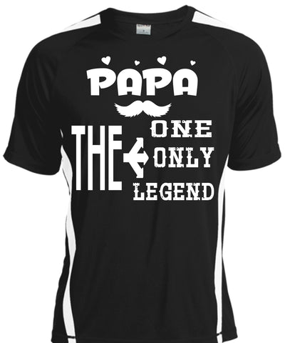 A black t-shirt with the shopify logo