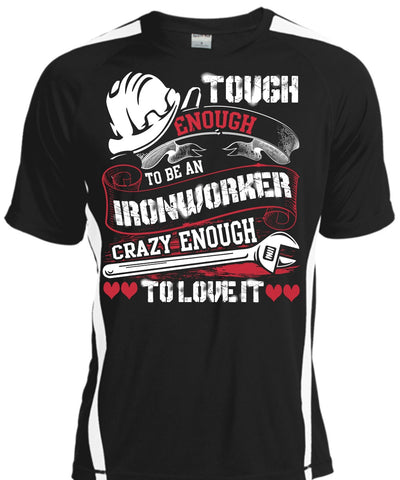 A black t-shirt with the shopify logo