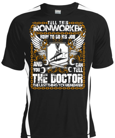 A black t-shirt with the shopify logo