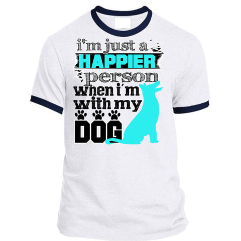 A black t-shirt with the shopify logo