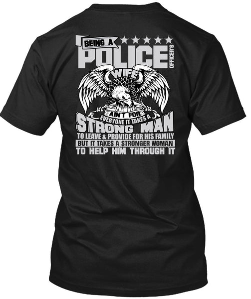 A black t-shirt with the shopify logo