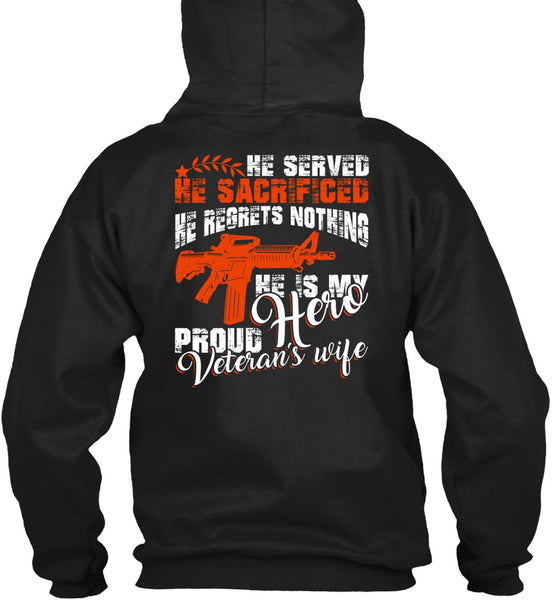 Proud Veteran's Wife T Shirt, Being A Wife T Shirt