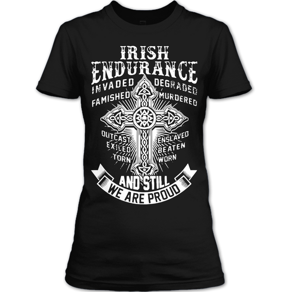 A black t-shirt with the shopify logo