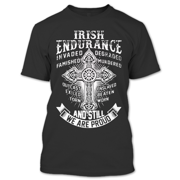 A black t-shirt with the shopify logo