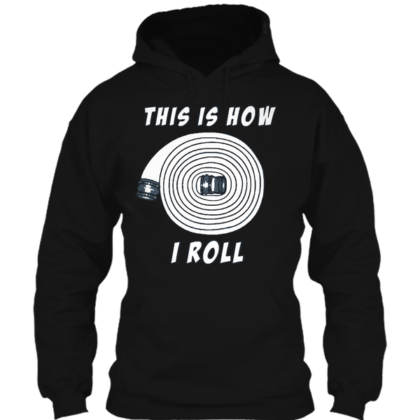 A black t-shirt with the shopify logo