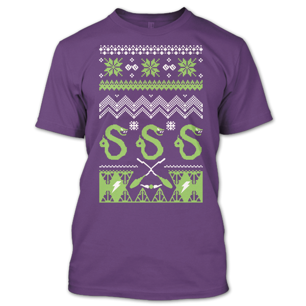 A black t-shirt with the shopify logo