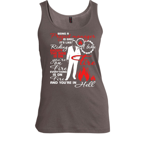 Being A Project Manager T Shirt, It's Easy It's Like Riding A Bike T Shirt, Cool T Shirt