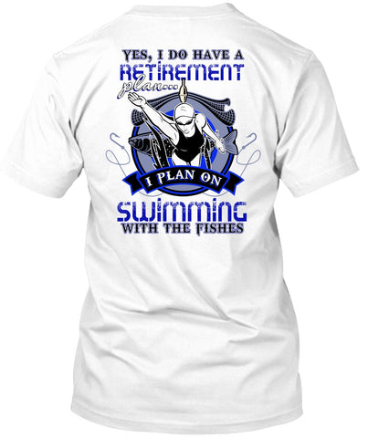 A black t-shirt with the shopify logo