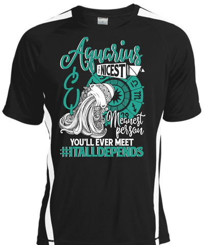 A black t-shirt with the shopify logo