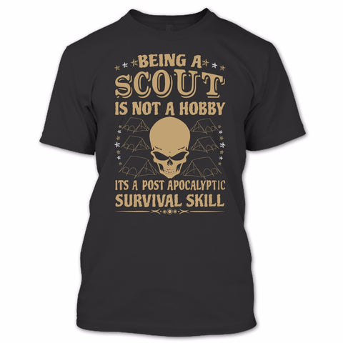 A black t-shirt with the shopify logo