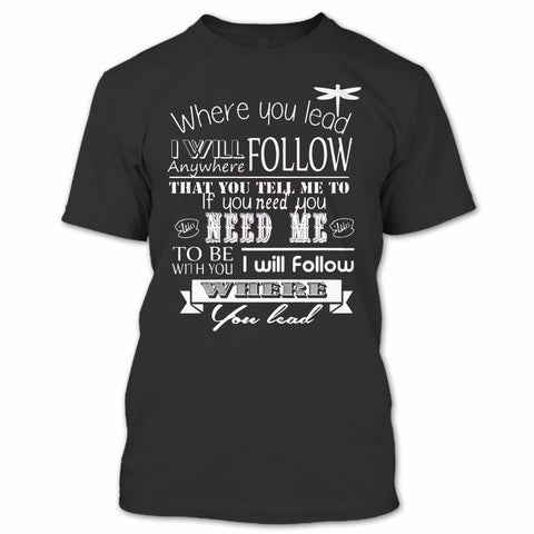 A black t-shirt with the shopify logo