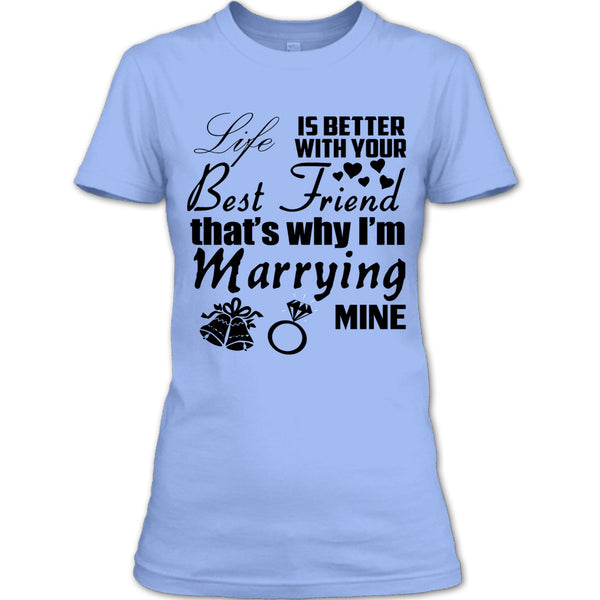 A black t-shirt with the shopify logo