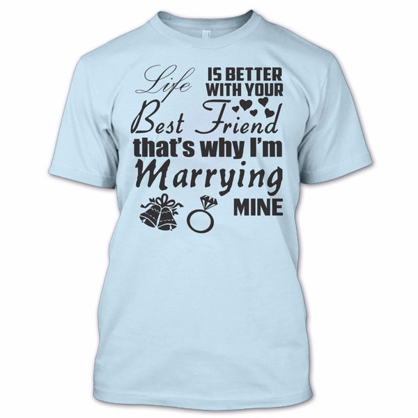 A black t-shirt with the shopify logo