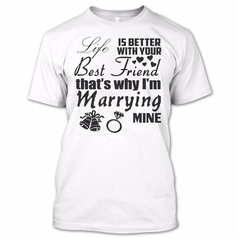 A black t-shirt with the shopify logo