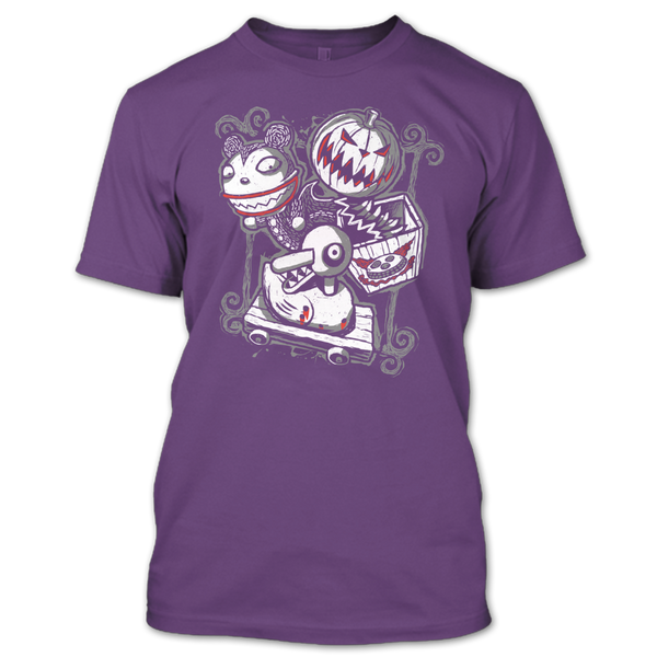 A black t-shirt with the shopify logo