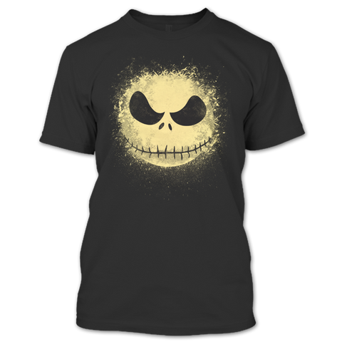 A black t-shirt with the shopify logo