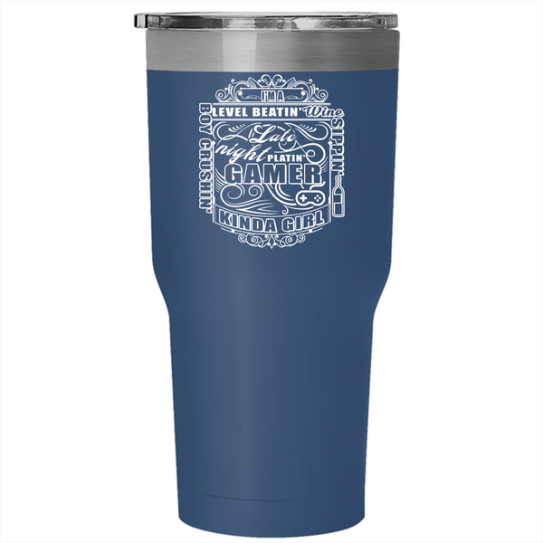 I'm A Gamer Tumbler 30 oz Stainless Steel, Cool Gift For Gamer Travel Mug
