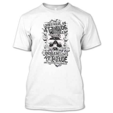 A black t-shirt with the shopify logo