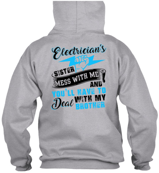 Electrician's Sister T Shirt, I Love Electrician T Shirt